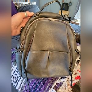 Buckle women backpack purse originally from the Buckle-grey